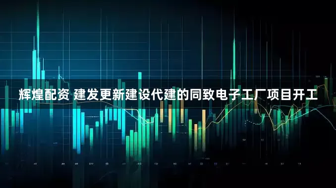 辉煌配资 建发更新建设代建的同致电子工厂项目开工