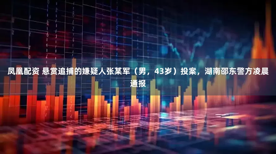 凤凰配资 悬赏追捕的嫌疑人张某军（男，43岁）投案，湖南邵东警方凌晨通报